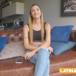 Latina Skinny Hot Bitch Kickstarts Modelling Career By Getting Railed In A casting