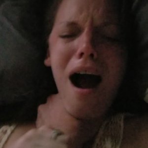 Petite Inked Brunette deep throat, choked, rough sex