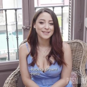 PremiumBukkake - Rebeka Brown swallows 103 huge mouthful cumshots